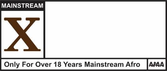 Película para adultos afro para mujeres, hombres y parejas la X es totalmente de color chocolate.